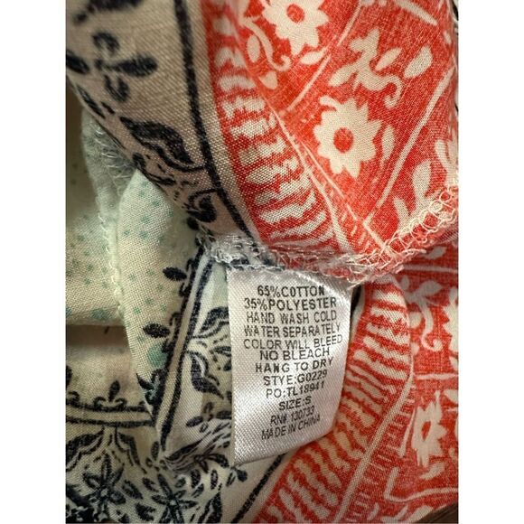 Umgee USA Swing Tank Tunic Brocade Neck And Straps Women's small - Picture 10 of 10